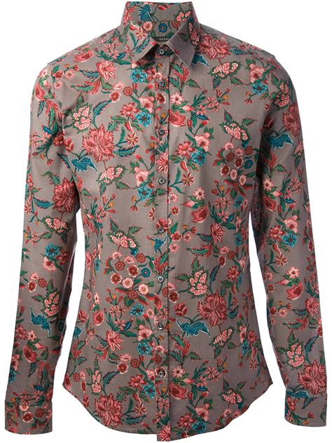 gucci mens floral shirt|Gucci shirts for men price.